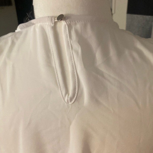 Worthington White Layered Tank Top NWT - Picture 10 of 11